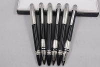 Luxury mb Monte Black Resin Ballpoint Pen Diamond Office Signature Roller Ball Blance Pen Gel Ink Writing Fountain Pens