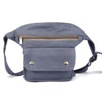 Annmouler Brand Women Fanny Pack Large Capacity Waist Bags Canvas Belt Bag Side Fanny Bag Multipockets Phone Pouch for Girls