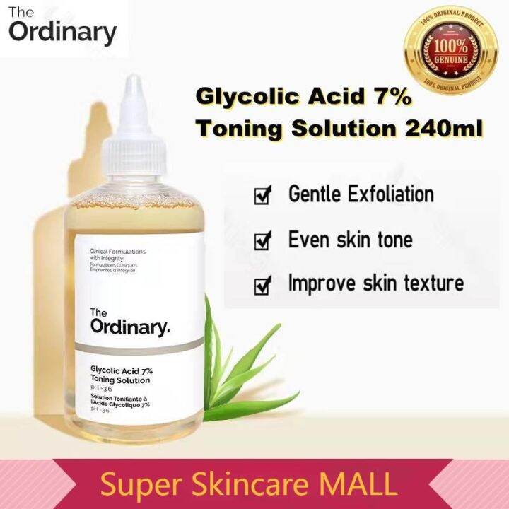 The Ordinary Glycolic Acid 7 Toning Solution Skin Care Pimple Spot