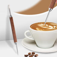 304 Stainless Steel Decorating Art Latte Decorating Barista Tool Coffee Art Pen Coffee Pull Flower Needle