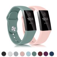 {zhiyun Watchshop}สายรัดซิลิโคนสำหรับ Fitbit Charge 3 4สายรัดข้อมือ Correa Watchband สำหรับ Fitbit Charge 3 4สายรัดข้อมือเปลี่ยน