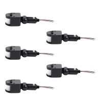 ❈✴∈ 5X Outdoor 12V DC Automatic Infrared PIR Motion Sensor Switch For LED Light Black