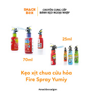 2 Loại Kẹo Bình Cứu Hỏa Xịt Chua Fire Spray Candy Yumiy - Châu Âu