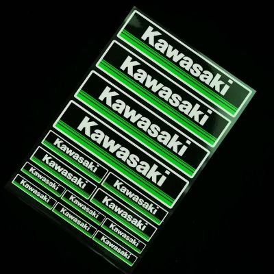 Kawasakiสติ๊กเกอร์สะท้อนแสงสำหรับรถจักรยานยนต์รถจักรยานยนต์ที่มีสีสันสติ๊กเกอร์และรูปลอก