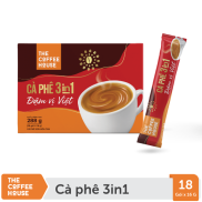 Mua 3 tặng 1The Coffee House cà phê sữa hoà tan 3IN1 đậm vị Việt Hộp 18