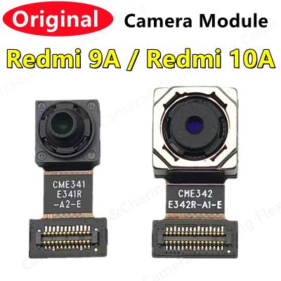 กล้องด้านหน้าด้านหลังของแท้เหมาะสำหรับ Xiaomi Redmi 9A / Redmi โมดูลกล้องหันหน้าไปทาง10A ชิ้นงอสำหรับเปลี่ยนอะไหล่