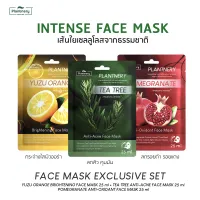 Plantnery Face Mask Exclusive Set เซตรวมแผ่นมาส์ก สูตรเข้มข้นพิเศษ ลดสิว คุมมัน ลดรอยสิว จุดด่างดำ ผิวขาวกระจ่างใส ครบจบทุกปัญหาผิว