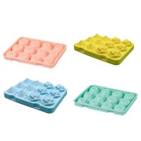 Rose Flower Ice-Cubes Tray Mold Reusable Ice-Cubes Maker Resin Mold Silicone Ice-Cream Molds Party Bar Kitchen-Tools