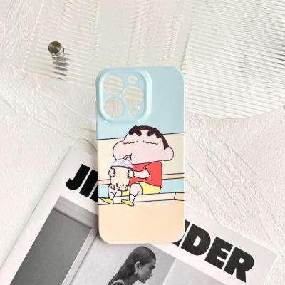 เคสโทรศัพท์ใหม่ Crayon Shin Chan Apple 11/12 Soft Xsmax Apple 14Pro Iphone 13Max Cartoon 12Mini Hardshell 7P8Plus