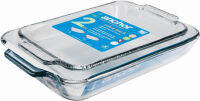 Anchor Hocking Oven Basics Glass Baking Dishes, Rectangular Value Pack, Set of 2 small