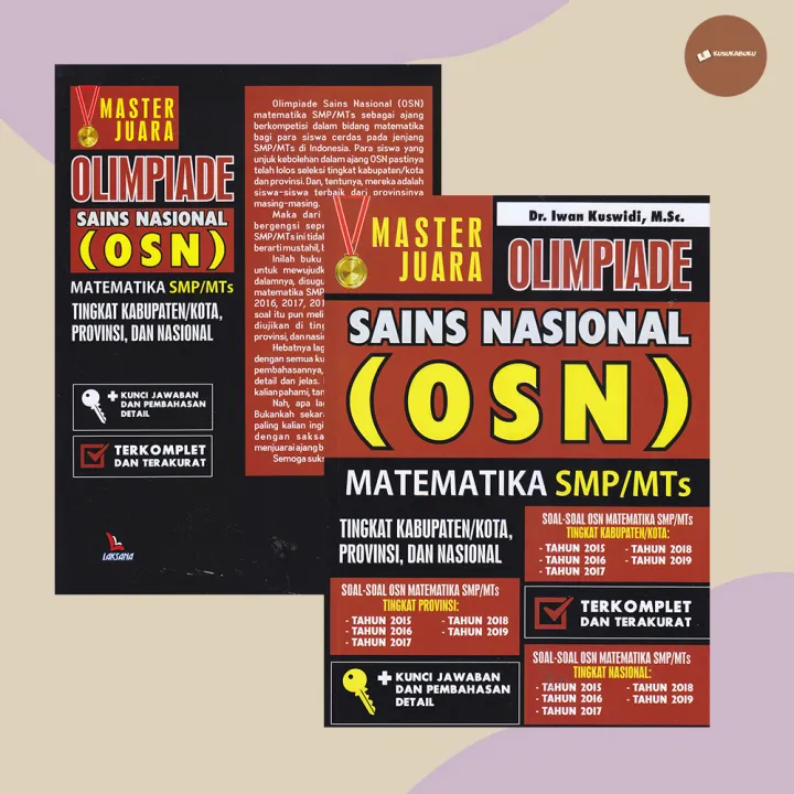 Buku Master Juara Olimpiade Sains Nasional (OSN) Matematika SMP/MTS ...