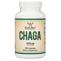 Double Wood Chaga Mushrooms 1000 mg 120 capsules beta glucan