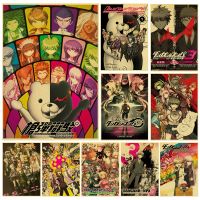 Anime Gmae Poster Danganronpa Kraft Paper Posters Kraft Paper and Prints Home Room Wall Decor Poster Art Painting Wall Décor