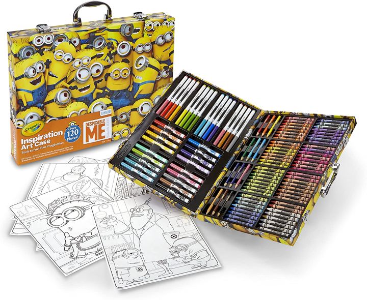 Crayola Inspiration Crayons Art Case, Crayons, Super Tips Markers