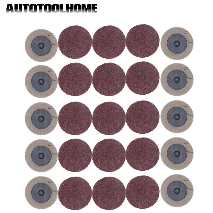 25pcs-2-inch-sanding-disc-for-roloc-polishing-pad-50mm-sander-paper-disk-grinding-wheel-abrasive-tools-60-80-100-120-grit-cleaning-tools