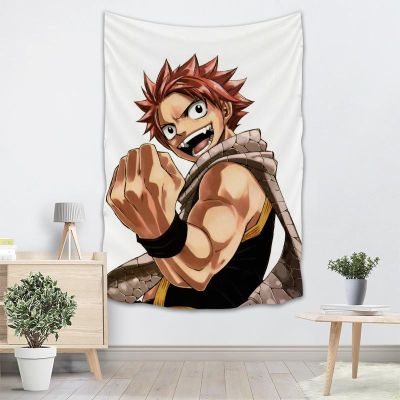 นัทซึ Dragneel F Airy T Ail พรมผนังผ้าตกแต่งตกแต่งบ้านผ้าพรมตั้งแคมป์เต็นท์ท่องเที่ยวเบาะรองนอน0622