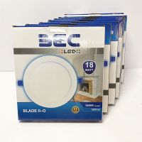 แพ็ค10ชุด Pack 10 Boxes โคมไฟ ดาวน์ไลท์ LED Downlight 18W แบบฝัง แสงสีขาว Daylight ทรงกลม BEC