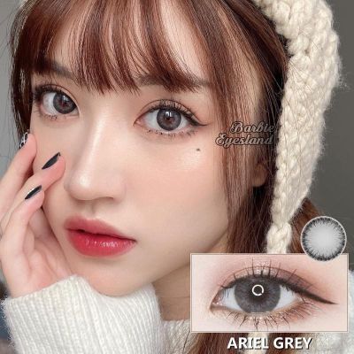 📌 สุดปัง มีค่าสายตา 📌 Wink Mini Ariel Gray Brown บิ๊กอาย สุดปัง คอนแทคเลนส์ รายเดือน มีอย แถมตลับฟรี  เลนส์นิ่ม สวยปังมาก