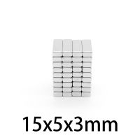 10-300pcs 15x5x3mm Powerful Small Magnets sheet Neodymium Magnet 15mmx5mmx3mm Block Permanent NdFeB Magnet 15x5x3mm