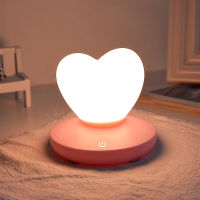 3D LED Kid Night Light Creative Heart Table Bedside Lamp Romantic Strawberry Lamp Children Home Decoration Gift Heart Lantern