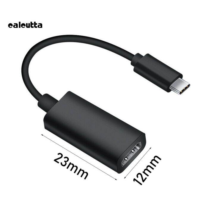 calcutta-อะแดปเตอร์-usb-3-1-abs-type-c-เป็น-hdmi-ประสิทธิภาพสูง-สําหรับแล็ปท็อป