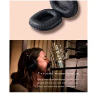 Replacement Earmuffs Soft Ear Pads Parts Accessories Suitable for Sony Mdr-7506 Mdr-V6Msr7 Cd900St Game Headset Earmuffs Ear Pads