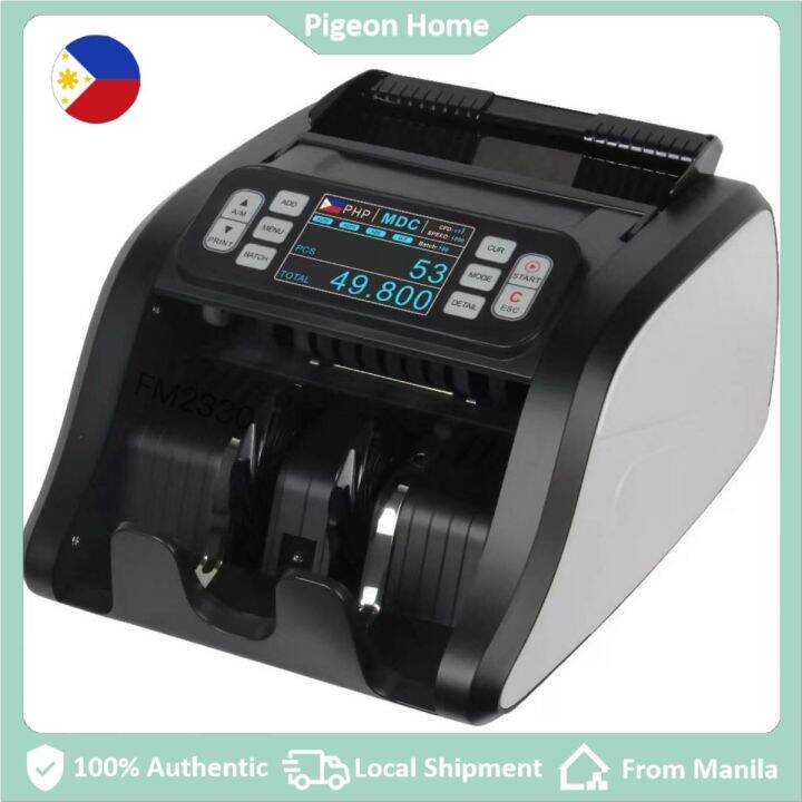 Pigeon Home Money Counter Machine with Detector Original Money Detector