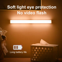 Led Night Light Induction Light Bedroom Smart Night Light Voice Control Usb Rechargeable With Magnetic Home Decoration