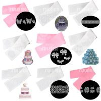 【YF】 11 Style Silicone Mold Lace Mat Fondant Cake Decorating Tools Biscuits Cupcake Sugar Wedding Baking