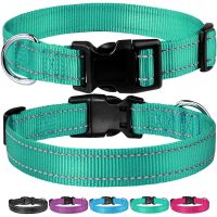 Clarissali Reflective Dog Collar With Adjustable Rope Suitable Small Medium-Sized Pets