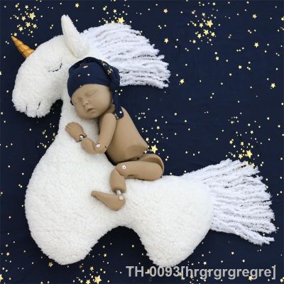 ۩۞▼ hrgrgrgregre Bebê recém-nascido fotografia posando travesseiro cavalo pegasus unicórnio foto prop infantil acessórios de estúdio sessão fotos feijão