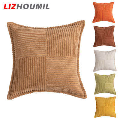 LIZHOUMIL หมอนอิงคลุม18X18นิ้วสำหรับห้องนั่งเล่น2แพ็ค,โซฟาเตียงนอนผ้าลูกฟูกนิ่มสำหรับตกแต่งเบาะพื้นผิว