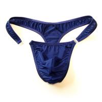 【CW】 Men Ultra-thin Silk Male Thong Transparent Low Waist Seamless Men  39;s G-strings