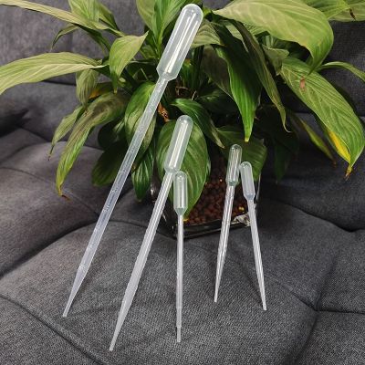 【CW】✚☸  Test Tubes 10/5/3/2/1ml Student Laboratory Transparent Safe Pipette Teaching Makeup Tools Scale 10 Pcs