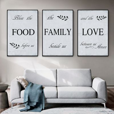 Modern Family Love Decor ภาพวาด HD พิมพ์โปสเตอร์ภาพวาดผ้าใบ Wall Art รูปภาพสำหรับห้องนั่งเล่น Home Decor