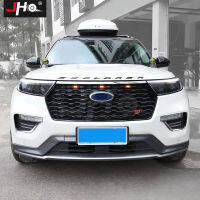 JHO e Front Grille LED Light Raptor Style Lamp For Ford Explorer 2020 2021 2022 Limited Base ST Platinum Car Accessories