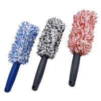 Tire Brush Soft Plush Detailing Brushes for Auto Automobile Wash Supplies Tool for Motorcycles Homes Bathrooms Kitchens with Long Handle frugal