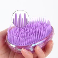 【CC】 Small Hair Comb Egg Shaped Detangling Anti-knot Hairdressing Massage Children Styling Tools