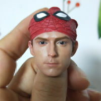 Wholesale Third Party 1/6 Soldier Head Carving Model Spider-Man Peter Headset Calm Edition Expression Head Carving