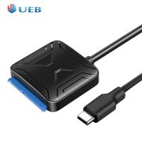 SATA เป็น USB C สาย USB 3.1ประเภท C ถึง2.5 3.5 SATA III ฮาร์ดไดรฟ์อะแดปเตอร์0.4M ฮาร์ดดิสก์ภายนอกฮาร์ดไดรฟ์ S