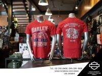 ็Harley-Davidson Streamline S/S RED ฮาร์เล่ย์เสื้อยืดแขนสั้น