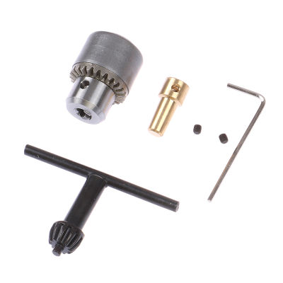 baoda 1ชุด Mini Drill Chuck Micro 0.3-4mm TAPER MOUNTED Drill Chuck และประแจ