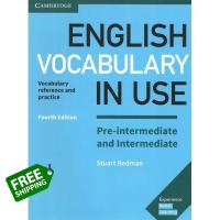 Just in Time ! หนังสือ ENGLISH VOCAB.IN USE PRE-INTER&amp;INTER WITH ANS(4ED)