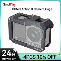 Smallrig For OSMO Action 3 Camera Cage, Protective Cage Compatible For DJI Mic, Protective Frame For DJI Osmo Action 3 - 4119