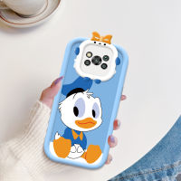 พร้อมเคสสำหรับ Xiaomi Poco X4 NFC Xiaomi Poco X3 NFC Xiaomi Poco X3 Pro Xiaomi Poco X3 GT เคสการ์ตูนน่ารักหนูเดซี่เป็ดโดนัลด์เคสโทรศัพท์มีลายสัตว์ประหลาดเลนส์โทรศัพท์ปลอกฝาครอบป้องกันนิ่ม