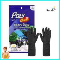 ถุงมือยาง POLY-BRITE HEAVY DUTY SIZE LLATEX GLOVES POLY-BRITE HEAVY-DUTY SIZE L **ทักแชทได้ค่ะ ยินดีบริการ**