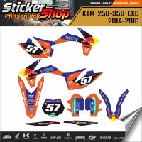 sticker KTM 250 - 350 EXC 2014-2016 No.9