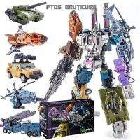 PT-05 PT05 Bruticus 5ใน1 G1หุ่นยนต์แปลงร่างขนาดใหญ่27ซม. พร้อมกล่องตุ๊กตาขยับแขนขาได้ของเล่นของขวัญเด็ก