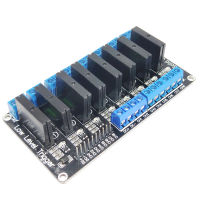 รีเลย์5V 8ช่องสัญญาณ OMRON SSR ระดับต่ำโมดูลโซลิดสเตทรีเลย์250V 2A สำหรับ Arduino