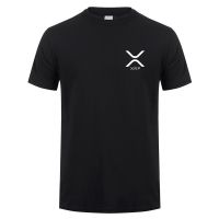 Cryptocurrency Ripple XRP T Shirt Men Casual Tees Cotton Short Sleeve Cool Tops Tshirt  OZ-423 4XL 5XL 6XL